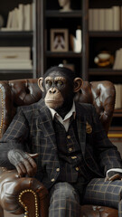 realistic high-resolution photo of Monkey, with detailed background