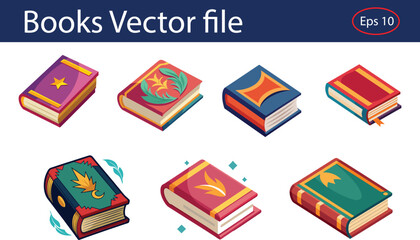 Books Vector File.eps