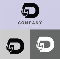 letter d and arm excavator