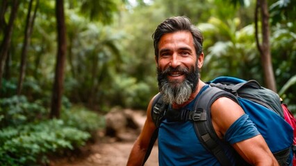 Fototapeta premium hiking in the mountains