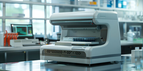 Automated immuno test processing in laboratory, generative AI
