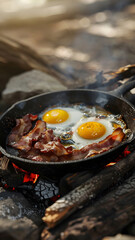 realistic high-resolution photo of Breakfast, with detailed background