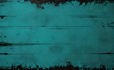 Patrón de fondo azul abstracto en diseño de textura grunge colores azul verde y turquesa en ilustración pintada moteada y sucia	