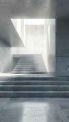 realistic high-resolution photo of stairs, with detailed background