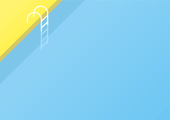 プールサイド、夏のイメージ素材