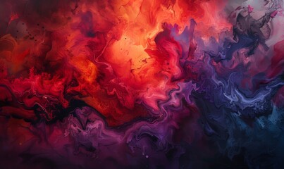 Discover contemporary wallpapers featuring abstract oil paintings, where every stroke and texture brings depth and intrigue to your walls