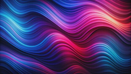 Fototapeta premium Abstract Neon Wave Pattern, 3D, Colorful, Background , abstract, wave, pattern