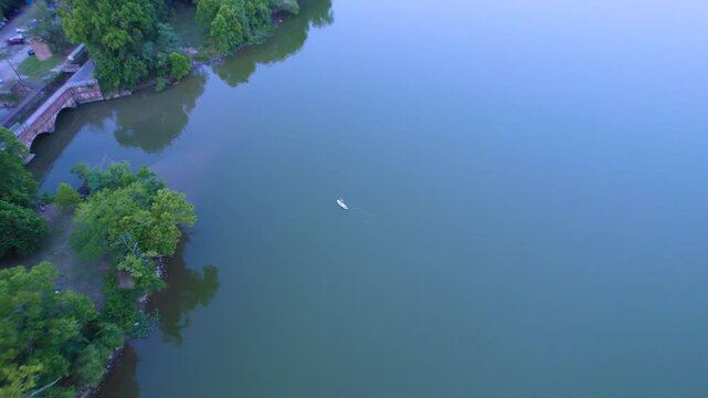 Paddleboat on river