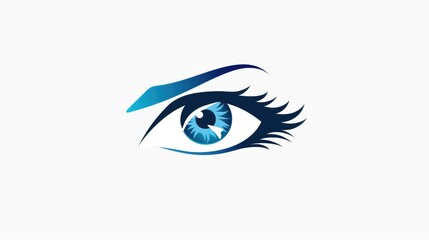 eyes logo template AI generated