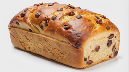 Closeup of a Golden Brown Loaf of Bread with Chocolate Chips, Bakery, Bread , Loaf , Baking