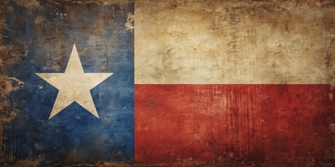 Distressed Texas Flag, Vintage, Grunge, Patriotic, American