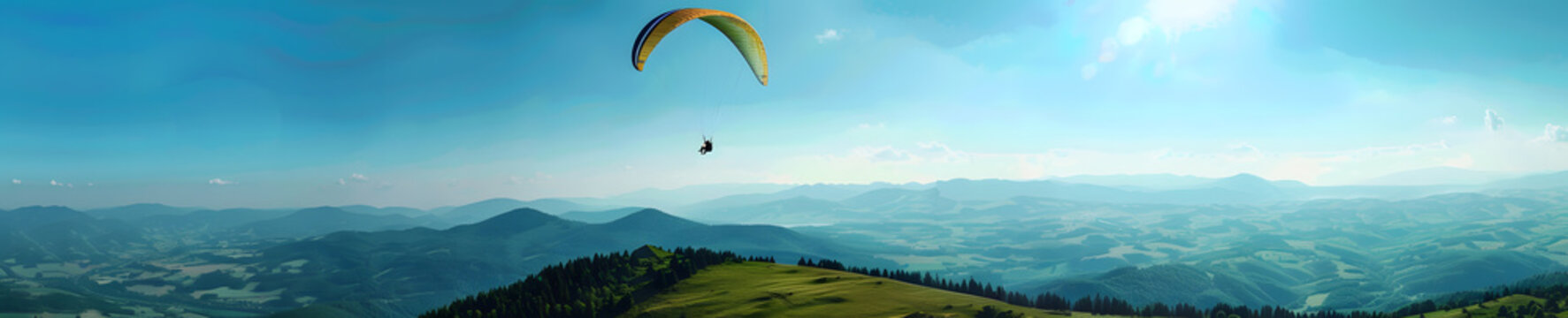 Paragliding Excitement: Gliding Over Landscapes captures the thrill of soaring through the sky,offering a bird&rsquo;s-eye view breathtaking scenery. It explores the techniques,equipment,and safety measures