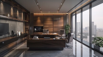 Modern business lifestyle AI generated