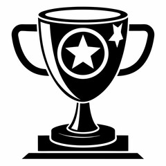 Winner trophy Vector illustration image & photo 