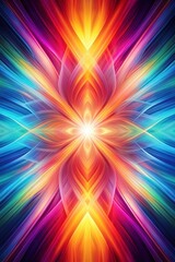 Fototapeta premium Abstract color background. Gradient blend. Bright colored glow. Diffuse glare. Blurry highlights. Modern design template for web cover. Bitmap. Raster image. Smooth lines, circles