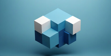 Obraz premium abstract cube background