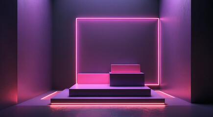 background with purple carpet