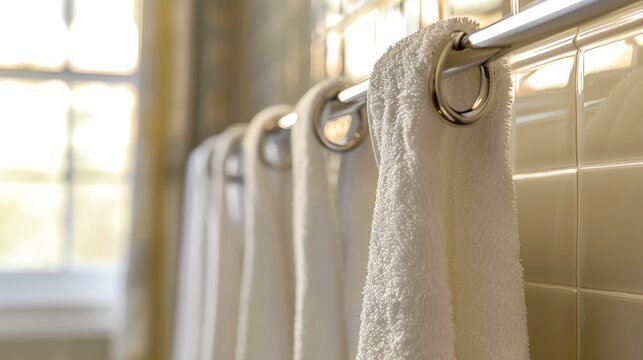 Bacteria on curtain rods in bathroom Bacteria, Bathroom Focuses on unnoticed hygiene issues
