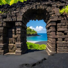 view of the sea from the sea