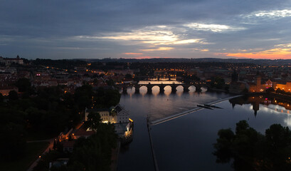 Obraz premium Photo of Prague old town. Prague cityscape . Prague at sunrise. Prague View.