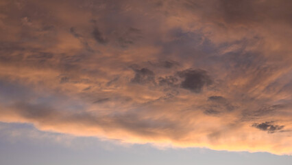 Obraz premium Ciel nuageux en gros plan