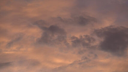 Obraz premium Ciel nuageux en gros plan