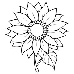 Sunflower vector art