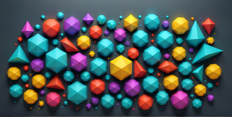 colorful glass beads
