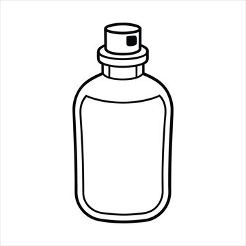 recommend clip art: Lotion line art vector