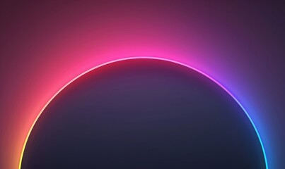 Abstract Neon Glow Background