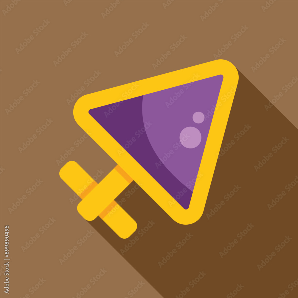 Poster arrow shaped cursor is pointing to the upper right corner