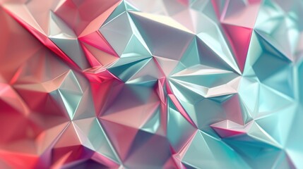 Obraz premium Abstract Low-Poly background. triangulated texture. Design 3d. Polygonal geometrical pattern. Triangular modern style AI generated