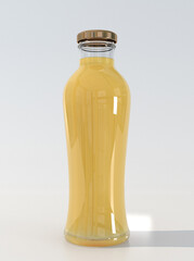 Juice Bottle Mock-Up - Blank Label