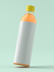 Juice Bottle Mock-Up - Blank Label