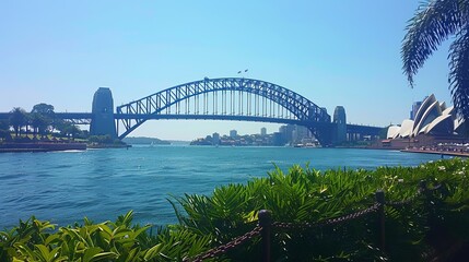 Obraz premium The Sydney Harbor Bridge
