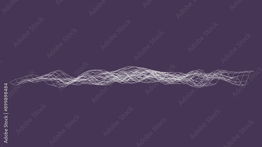Aufkleber minimalist network visualization with nodes and connections on a purple background.