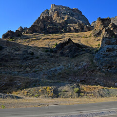 Keci Castle in Gumushane, Turkey.
