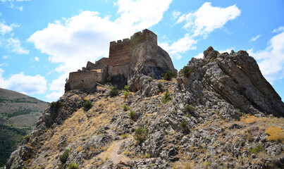 Keci Castle in Gumushane, Turkey.
