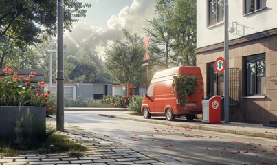 Obraz premium Convenient pick-up points for easy parcel collection, offering extended hours and accessibility