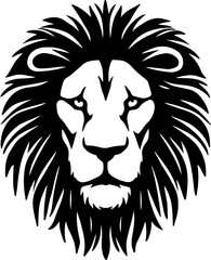 A lion head Art & Illustration I have made for icon, tattoo and logo.