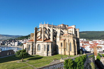 Old Catholic church in Castro Urdiales, Spain