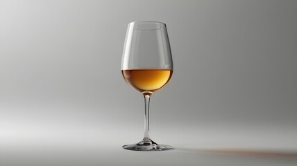 Blank liquor glass, mockup.