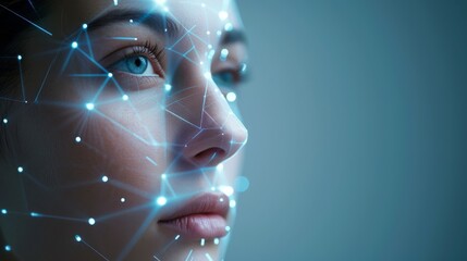 Side profile of a woman