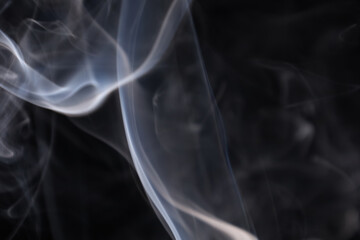 White smoke on a dark background, abstract, silver fog, minimalism, line of light	