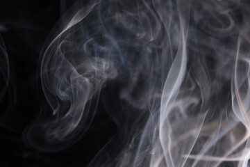 White smoke on a dark background, abstract, silver fog, minimalism, line of light