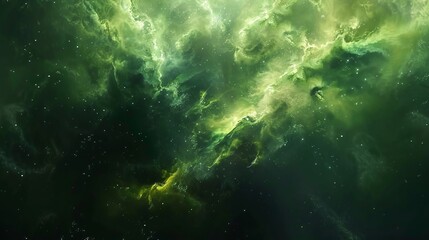 Green space nebula astronomy background