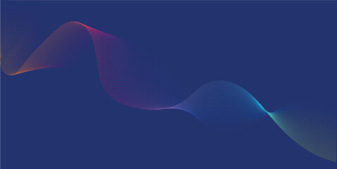 Wave abstrackt vector background