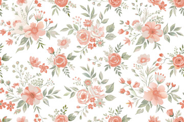 Wildflowers spring pattern 