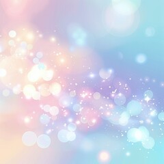 Blurred pastel background with bokeh effect, soft focus, dreamy and romantic style