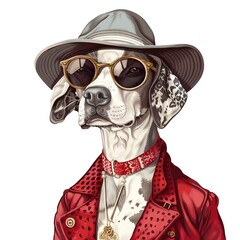 Mara Vintage Revival animal fashion cartoon isolated whitebackground 16:9